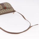 GUCCI GG Supreme Web Sherry Line Bag PVC Beige Gold 001 754 6177 Auth bs36022-8