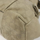 GUCCI GG Canvas Guccissima Hand Bag Leather Ivory Gold 197020 Auth bs36026-10