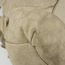 GUCCI GG Canvas Guccissima Hand Bag Leather Ivory Gold 197020 Auth bs36026-14