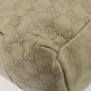 GUCCI GG Canvas Guccissima Hand Bag Leather Ivory Gold 197020 Auth bs36026-15