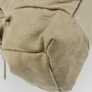 GUCCI GG Canvas Guccissima Hand Bag Leather Ivory Gold 197020 Auth bs36026-16