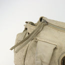 GUCCI GG Canvas Guccissima Hand Bag Leather Ivory Gold 197020 Auth bs36026-18