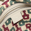 GUCCI GG Canvas Guccissima Hand Bag Leather Ivory Gold 197020 Auth bs36026-19