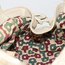 GUCCI GG Canvas Guccissima Hand Bag Leather Ivory Gold 197020 Auth bs36026-21