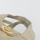 GUCCI GG Canvas Guccissima Hand Bag Leather Ivory Gold 197020 Auth bs36026-8