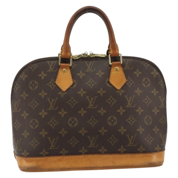 LOUIS VUITTON Monogram Alma Hand Bag M51130 LV Auth bs36027