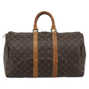 LOUIS VUITTON Monogram Keepall 45 Boston Bag M41428 LV Auth bs36028-2