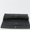CHANEL New Travel Line Long Wallet Nylon Black Silver CC Auth bs36031-19