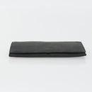 CHANEL New Travel Line Long Wallet Nylon Black Silver CC Auth bs36031-7