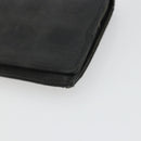 CHANEL New Travel Line Long Wallet Nylon Black Silver CC Auth bs36031-8