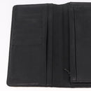 CHANEL Choco Bar Long Wallet Lamb Skin Beige CC Auth bs36033-13