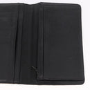 CHANEL Choco Bar Long Wallet Lamb Skin Beige CC Auth bs36033-14