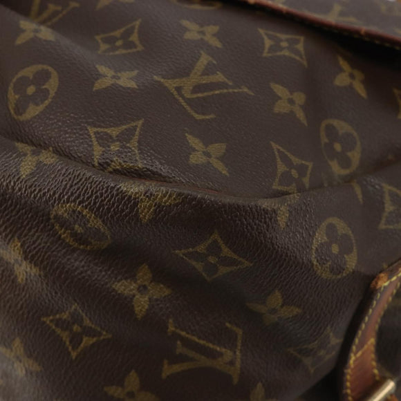 LOUIS VUITTON Monogram Saumur 35 Shoulder Bag M42254 LV Auth bs36035