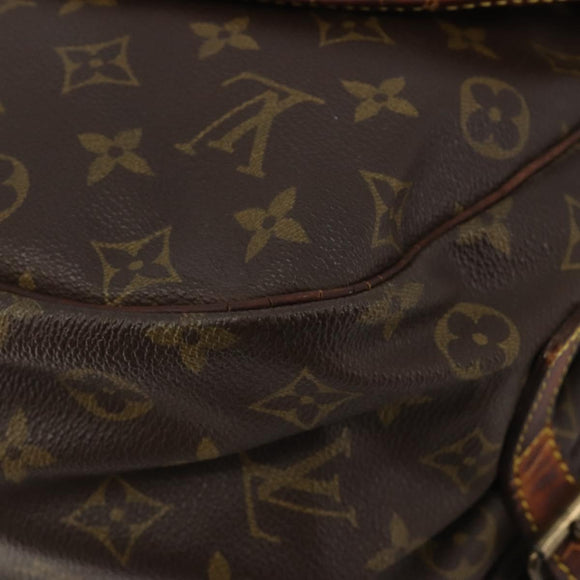 LOUIS VUITTON Monogram Saumur 35 Shoulder Bag M42254 LV Auth bs36035