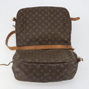 LOUIS VUITTON Monogram Saumur 35 Shoulder Bag M42254 LV Auth bs36035-16