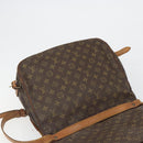 LOUIS VUITTON Monogram Saumur 35 Shoulder Bag M42254 LV Auth bs36035-17