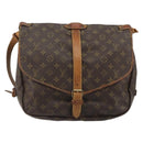 LOUIS VUITTON Monogram Saumur 35 Shoulder Bag M42254 LV Auth bs36035-2