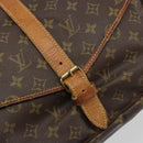 LOUIS VUITTON Monogram Saumur 35 Shoulder Bag M42254 LV Auth bs36035-20