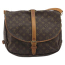 LOUIS VUITTON Monogram Saumur 35 Shoulder Bag M42254 LV Auth bs36035-3