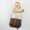LOUIS VUITTON Monogram Saumur 35 Shoulder Bag M42254 LV Auth bs36035-30