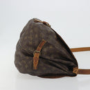 LOUIS VUITTON Monogram Saumur 35 Shoulder Bag M42254 LV Auth bs36035-4