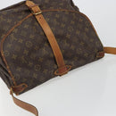 LOUIS VUITTON Monogram Saumur 35 Shoulder Bag M42254 LV Auth bs36035-6