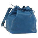 LOUIS VUITTON Epi Petit Noe Shoulder Bag Blue M44105 LV Auth bs36036-1