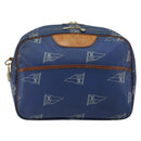 LOUIS VUITTON LV Cup Sac Cowes Bag Coated Canvas Blue M80008 LV Auth bs36041-13