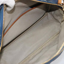 LOUIS VUITTON LV Cup Sac Cowes Bag Coated Canvas Blue M80008 LV Auth bs36041-12