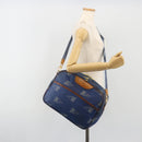 LOUIS VUITTON LV Cup Sac Cowes Bag Coated Canvas Blue M80008 LV Auth bs36041-25