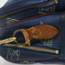 LOUIS VUITTON LV Cup Sac Cowes Bag Coated Canvas Blue M80008 LV Auth bs36041-5