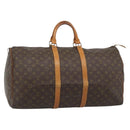 LOUIS VUITTON Monogram Keepall 55 Boston Bag Vintage M41424 LV Auth bs36042-1