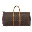 LOUIS VUITTON Monogram Keepall 55 Boston Bag Vintage M41424 LV Auth bs36042-2