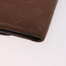 LOUIS VUITTON Empreinte Portefeuille Virtuose Wallet Brown LV Auth bs36043-15