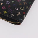 LOUIS VUITTON Monogram Multicolor Zippy Long Wallet Black M60243 LV Auth bs36045-15