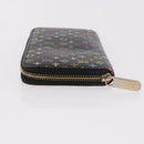 LOUIS VUITTON Monogram Multicolor Zippy Long Wallet Black M60243 LV Auth bs36045-4