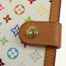 LOUIS VUITTON Monogram Multicolor Agenda PM Planner White R21074 Auth bs36046M-12