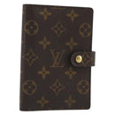 LOUIS VUITTON Monogram Agenda PM Day Planner Cover R20005 LV Auth bs36048-1