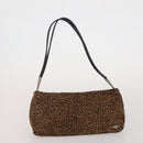 BOTTEGA VENETA Shoulder Bag Nylon 2 Set Brown Auth bs36052-10