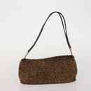 BOTTEGA VENETA Shoulder Bag Nylon 2 Set Brown Auth bs36052-11