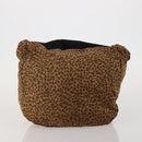 BOTTEGA VENETA Shoulder Bag Nylon 2 Set Brown Auth bs36052-2