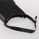 Salvatore Ferragamo Shoulder Bag Nylon Leather 2 Set Black Gold Auth bs36053-5