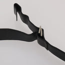 Salvatore Ferragamo Shoulder Bag Nylon Leather 2 Set Black Gold Auth bs36053-6