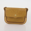 CARTIER Must Line Shoulder Bag Leather 2 Set Bordeaux Yellow Auth bs36054-10