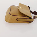 CARTIER Must Line Shoulder Bag Leather 2 Set Bordeaux Yellow Auth bs36054-12