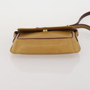 CARTIER Must Line Shoulder Bag Leather 2 Set Bordeaux Yellow Auth bs36054-15