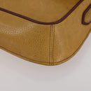 CARTIER Must Line Shoulder Bag Leather 2 Set Bordeaux Yellow Auth bs36054-16