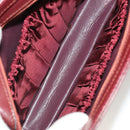 CARTIER Must Line Shoulder Bag Leather 2 Set Bordeaux Yellow Auth bs36054-9