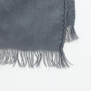 HERMES New Libris Stole Cashmere Gray Auth bs36055-5