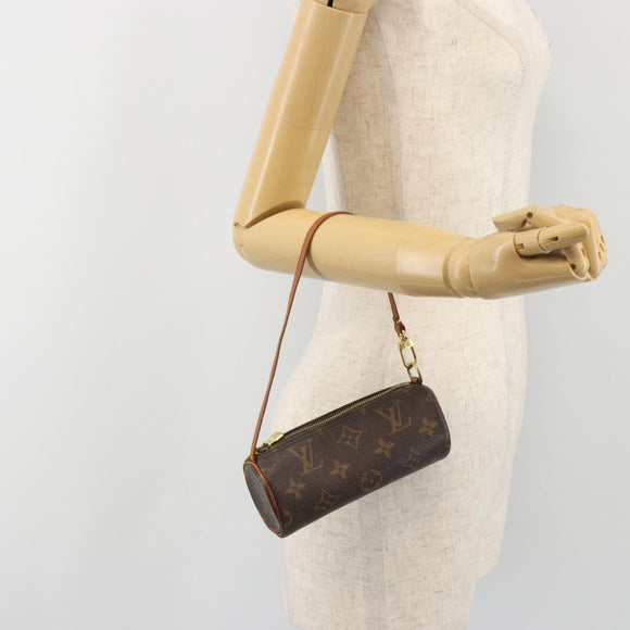 LOUIS VUITTON Monogram Papillon Pouch LV Auth bs36057